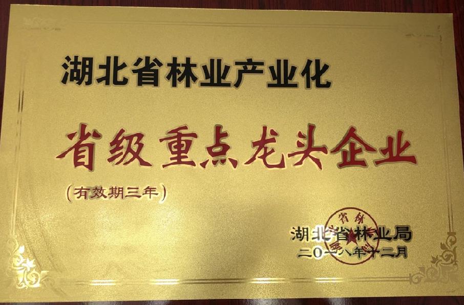 2018年省級龍頭企業(yè)